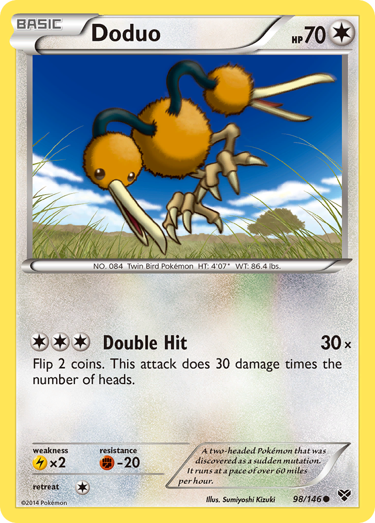 Doduo (98/146) [XY: Base Set] | Dumpster Cat Games