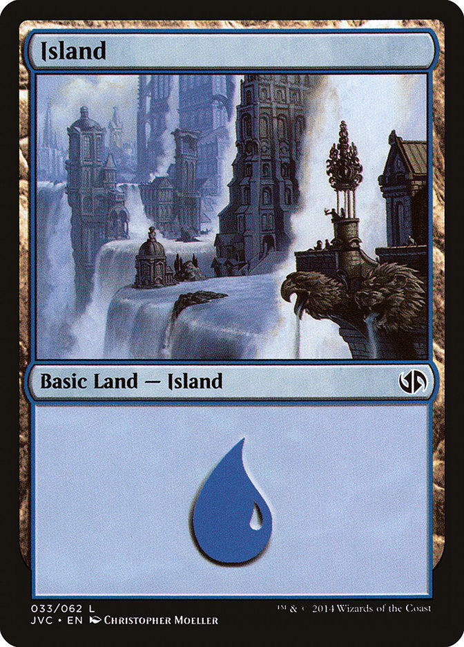 Island (33) [Duel Decks Anthology] | Dumpster Cat Games