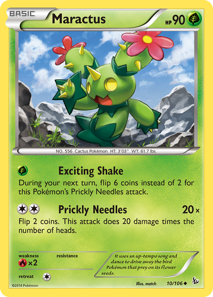 Maractus (10/106) [XY: Flashfire] | Dumpster Cat Games