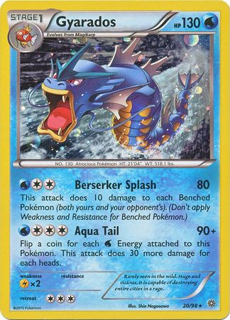 Gyarados (20/98) (Cosmos Holo) [XY: Ancient Origins] | Dumpster Cat Games