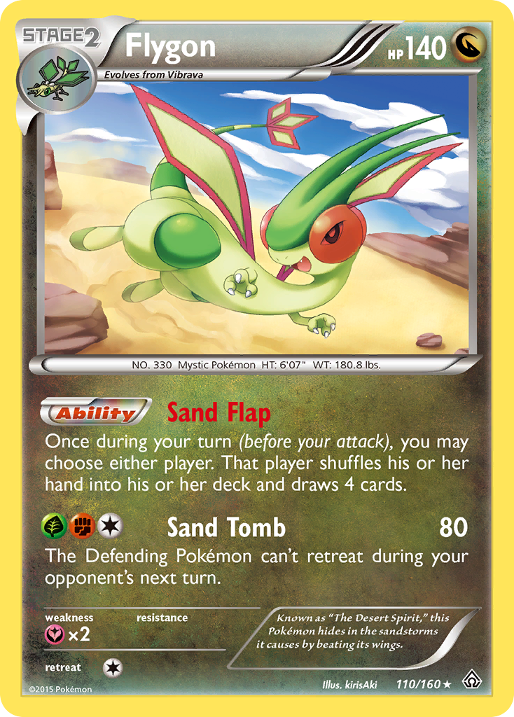 Flygon (110/160) [XY: Primal Clash] | Dumpster Cat Games