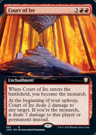 Court of Ire (Extended Art) [Commander Legends] | Dumpster Cat Games