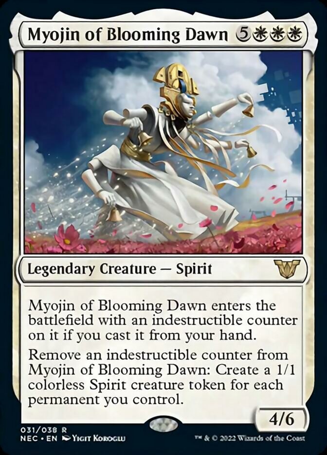 Myojin of Blooming Dawn [Kamigawa: Neon Dynasty Commander] | Dumpster Cat Games