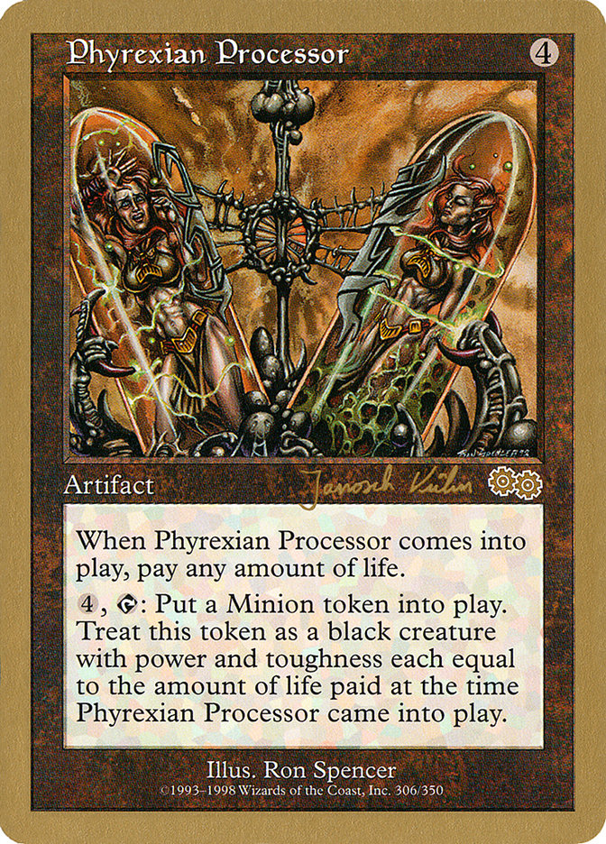 Phyrexian Processor (Janosch Kuhn) [World Championship Decks 2000] | Dumpster Cat Games