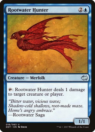 Rootwater Hunter [Duel Decks: Merfolk vs. Goblins] | Dumpster Cat Games