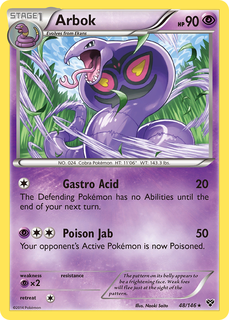 Arbok (48/146) [XY: Base Set] | Dumpster Cat Games