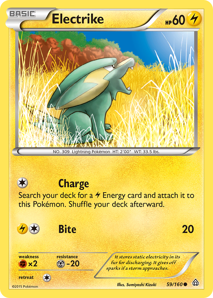 Electrike (59/160) [XY: Primal Clash] | Dumpster Cat Games