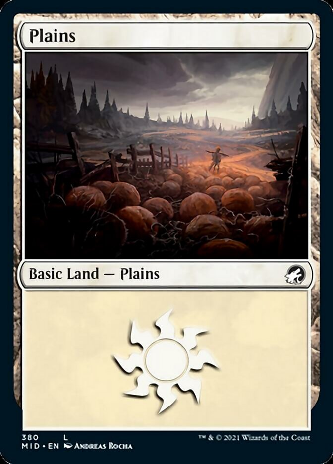 Plains (380) [Innistrad: Midnight Hunt] | Dumpster Cat Games