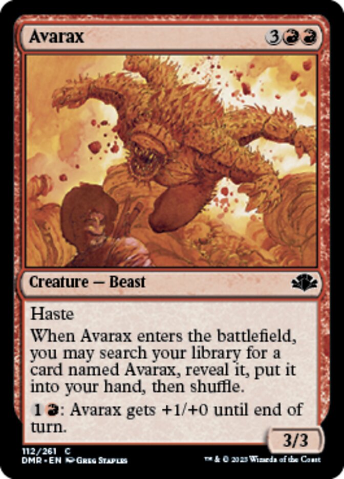 Avarax [Dominaria Remastered] | Dumpster Cat Games