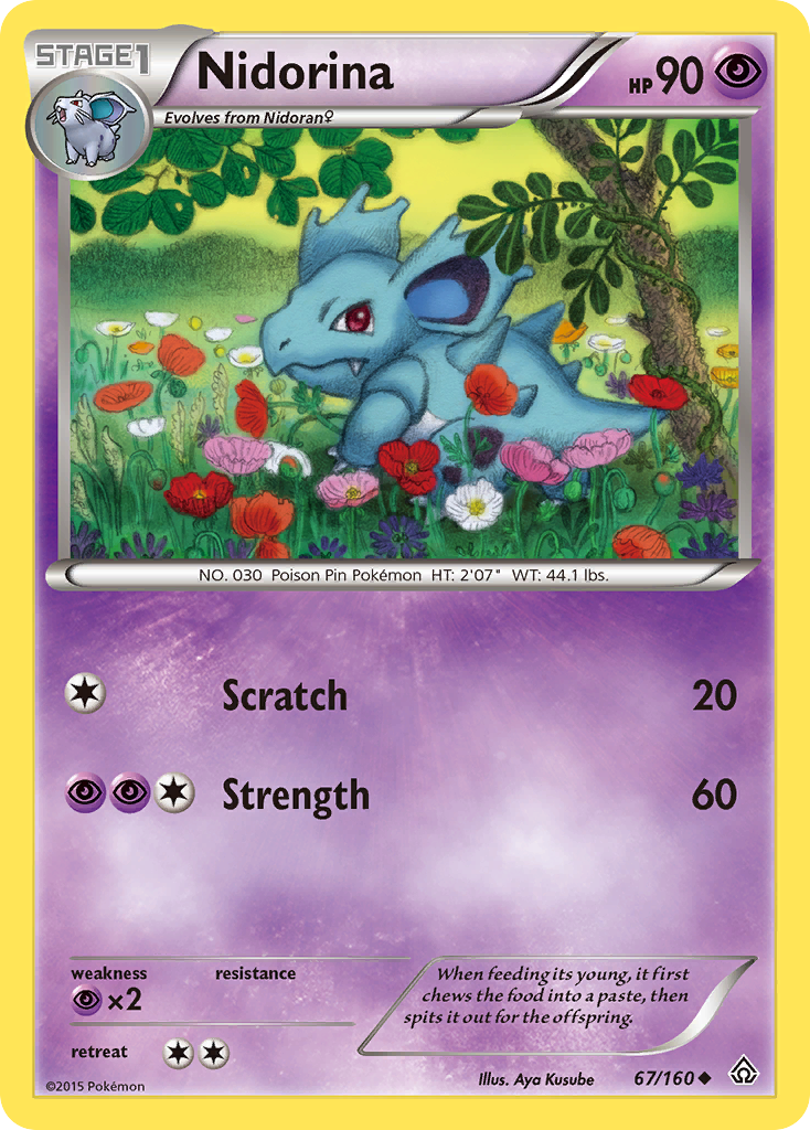 Nidorina (67/160) [XY: Primal Clash] | Dumpster Cat Games