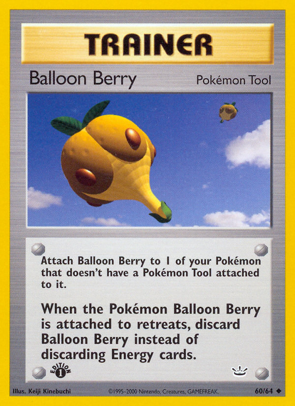 Balloon Berry (60/64) [Neo Revelation 1st Edition] | Dumpster Cat Games