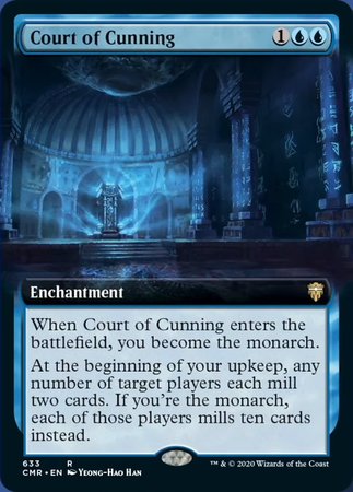 Court of Cunning (Extended Art) [Commander Legends] | Dumpster Cat Games