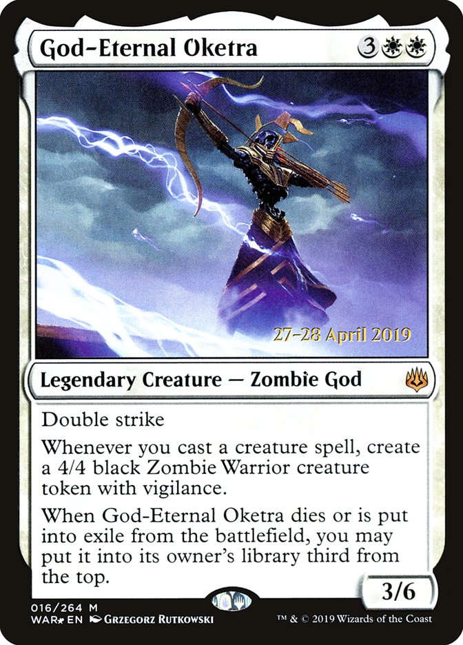 God-Eternal Oketra  [War of the Spark Prerelease Promos] | Dumpster Cat Games