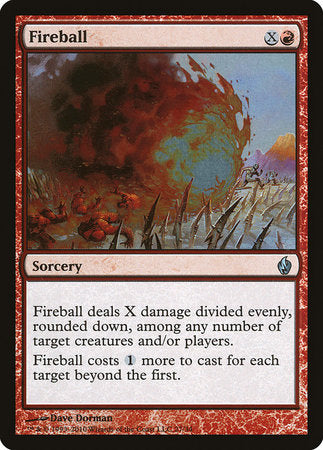 Fireball [Premium Deck Series: Fire and Lightning] | Dumpster Cat Games