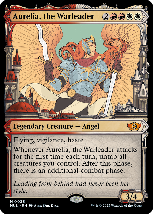 Aurelia, the Warleader [Multiverse Legends] | Dumpster Cat Games