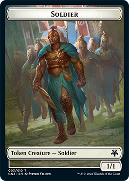 Soldier // Drake Double-Sided Token [Game Night: Free-for-All Tokens] | Dumpster Cat Games