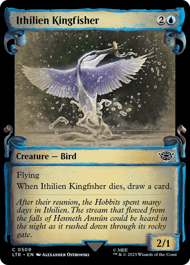 Ithilien Kingfisher [The Lord of the Rings: Tales of Middle-Earth Showcase Scrolls] | Dumpster Cat Games