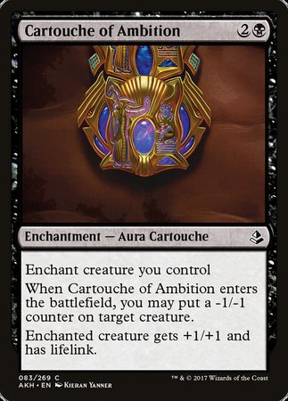 Cartouche of Ambition [Amonkhet] | Dumpster Cat Games