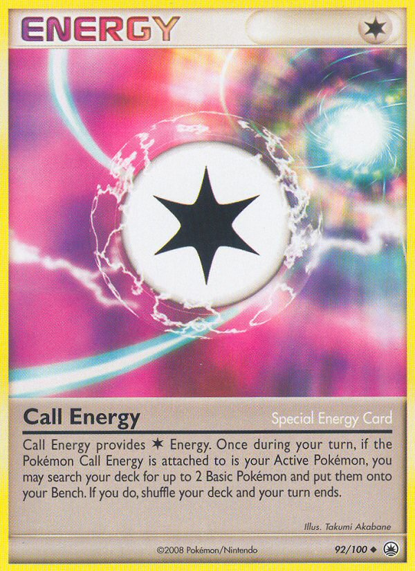 Call Energy (92/100) [Diamond & Pearl: Majestic Dawn] | Dumpster Cat Games