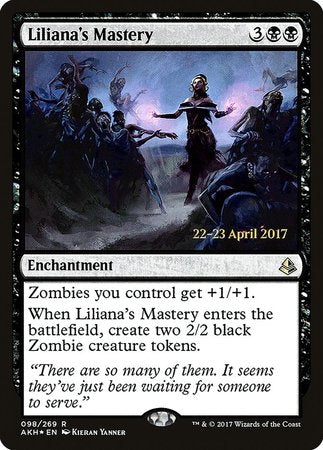 Liliana's Mastery [Amonkhet Promos] | Dumpster Cat Games