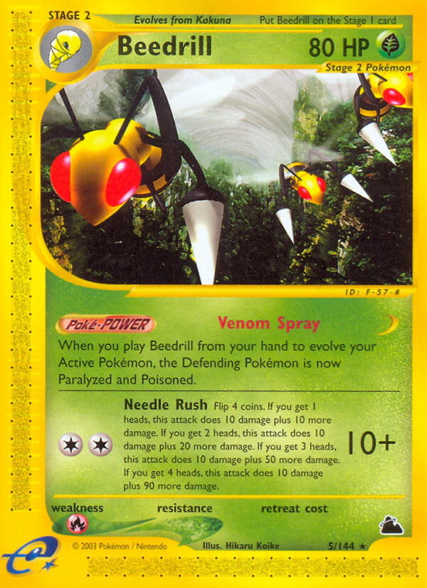 Beedrill (5/144) [Skyridge] | Dumpster Cat Games