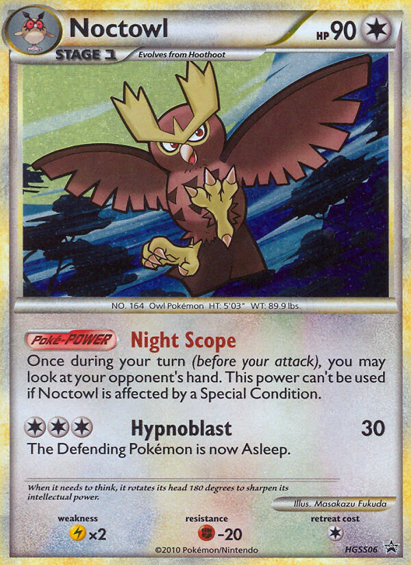 Noctowl (HGSS06) [HeartGold & SoulSilver: Black Star Promos] | Dumpster Cat Games