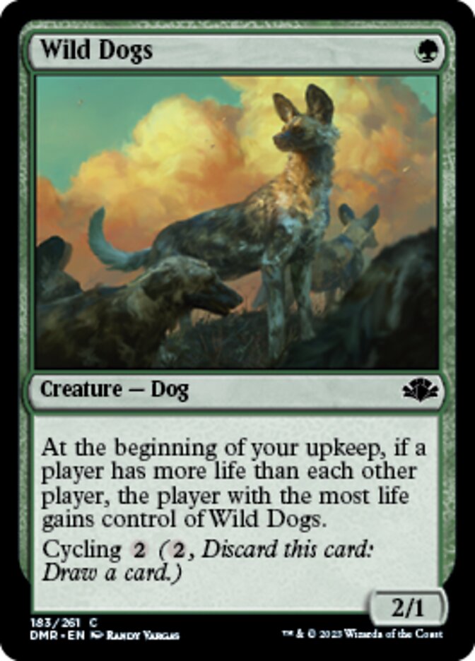 Wild Dogs [Dominaria Remastered] | Dumpster Cat Games