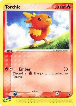 Torchic (017) (Non-Holo) [Nintendo: Black Star Promos] | Dumpster Cat Games