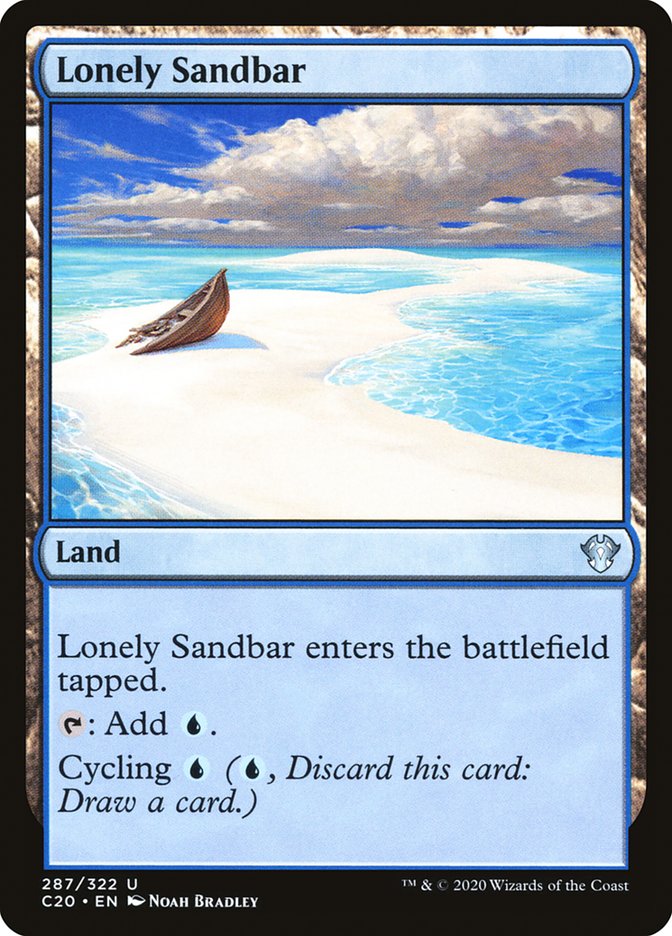 Lonely Sandbar [Commander 2020] | Dumpster Cat Games