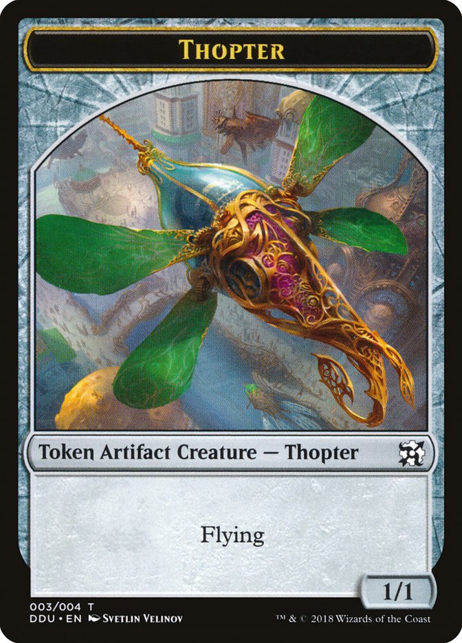 Thopter (003/004) [Duel Decks: Elves vs. Inventors Tokens] | Dumpster Cat Games