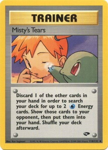 Misty's Tears (118/132) [Gym Challenge Unlimited] | Dumpster Cat Games