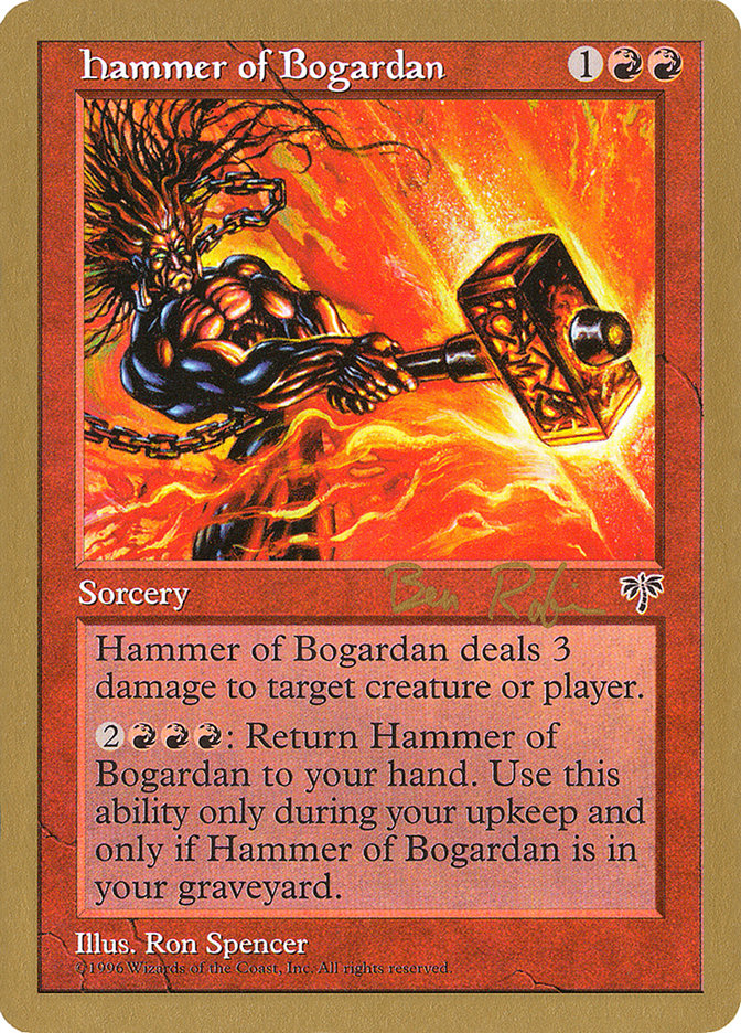 Hammer of Bogardan (Ben Rubin) [World Championship Decks 1998] | Dumpster Cat Games