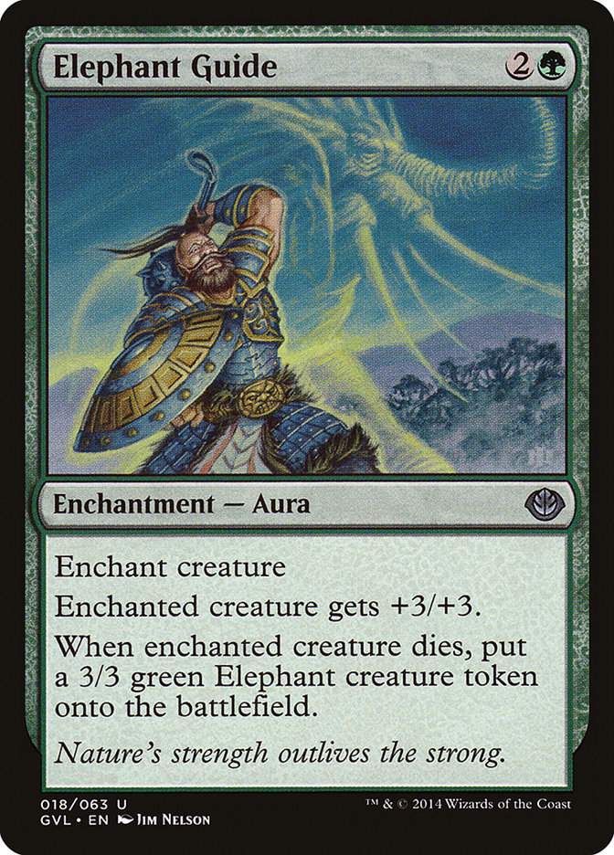 Elephant Guide (Garruk vs. Liliana) [Duel Decks Anthology] | Dumpster Cat Games