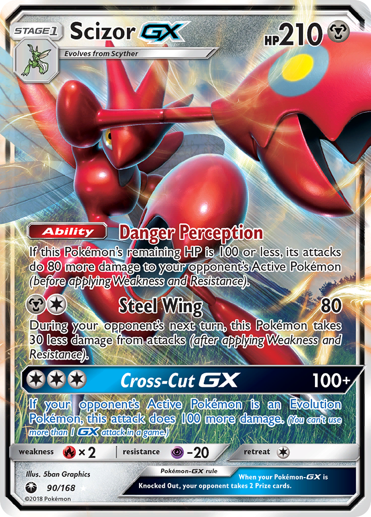 Scizor GX (90/168) [Sun & Moon: Celestial Storm] | Dumpster Cat Games