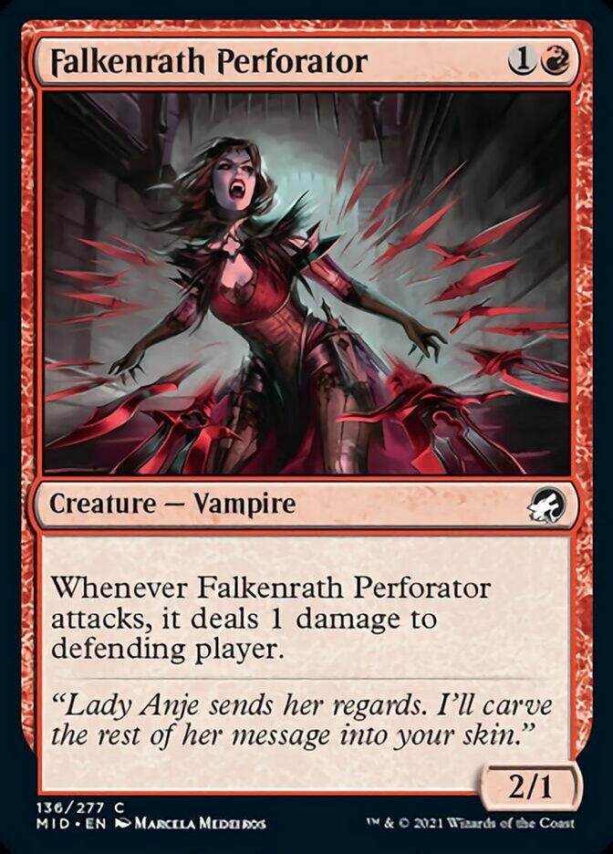 Falkenrath Perforator [Innistrad: Midnight Hunt] | Dumpster Cat Games