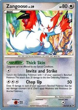 Zangoose LV.29 (66/127) (Queengar - Jason Martinez) [World Championships 2009] | Dumpster Cat Games