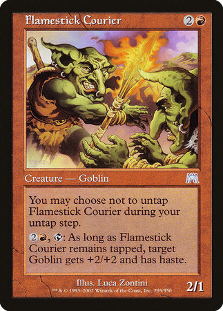 Flamestick Courier [Onslaught] | Dumpster Cat Games