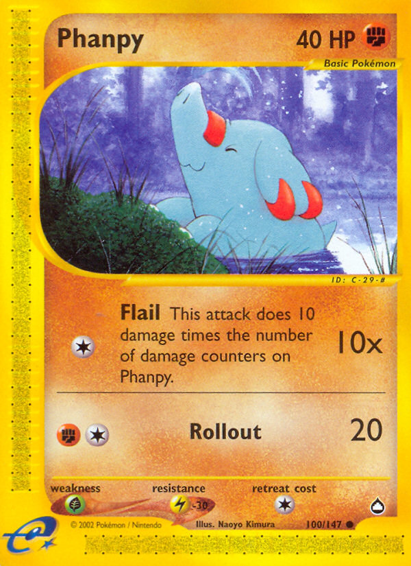 Phanpy (100/147) [Aquapolis] | Dumpster Cat Games