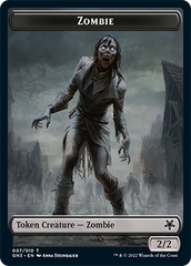 Zombie // Angel Double-Sided Token [Game Night: Free-for-All Tokens] | Dumpster Cat Games