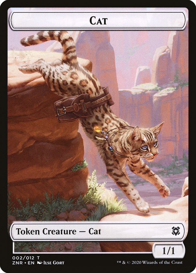 Cat Token [Zendikar Rising] | Dumpster Cat Games