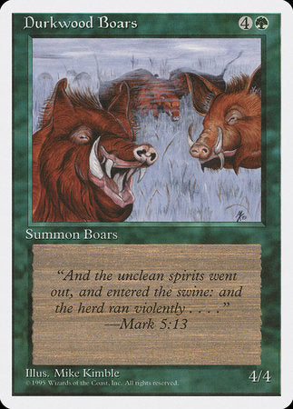 Durkwood Boars [Fourth Edition] | Dumpster Cat Games