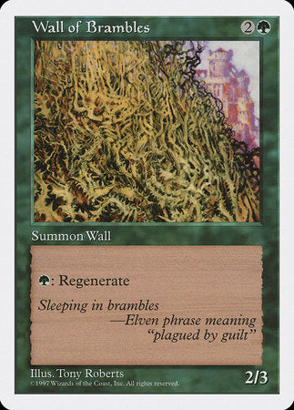 Wall of Brambles [Fifth Edition] | Dumpster Cat Games