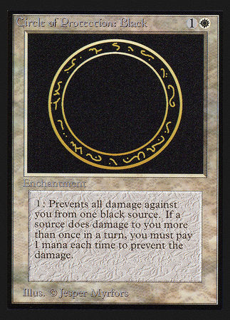 Circle of Protection: Black (IE) [Intl. Collectors’ Edition] | Dumpster Cat Games