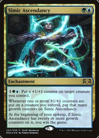 Simic Ascendancy [Ravnica Allegiance Promos] | Dumpster Cat Games