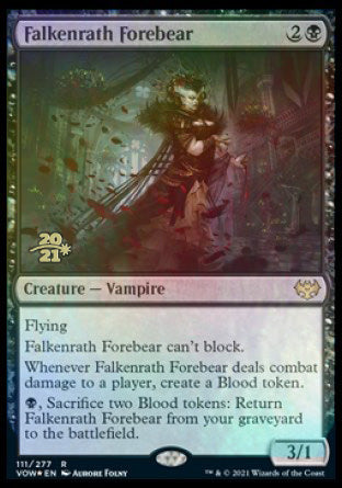 Falkenrath Forebear [Innistrad: Crimson Vow Prerelease Promos] | Dumpster Cat Games