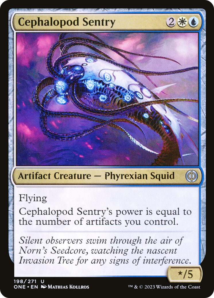 Cephalopod Sentry [Phyrexia: All Will Be One] | Dumpster Cat Games