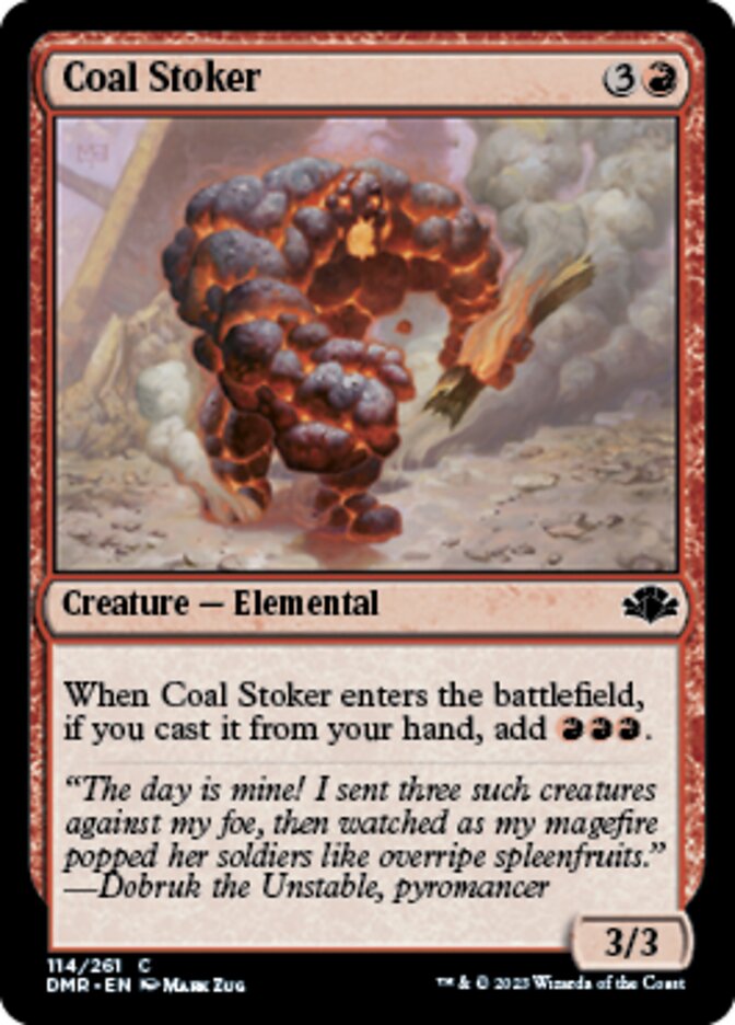 Coal Stoker [Dominaria Remastered] | Dumpster Cat Games