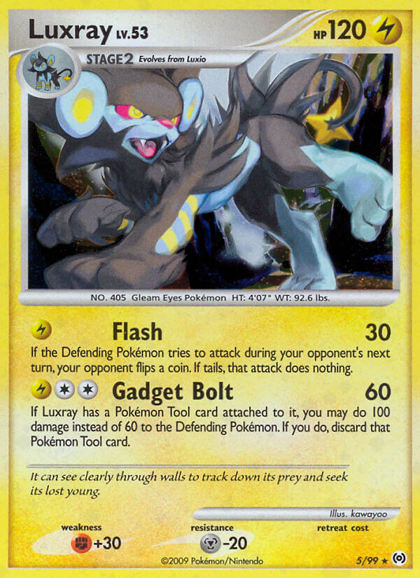 Luxray (5/99) (Theme Deck Exclusive) [Platinum: Arceus] | Dumpster Cat Games