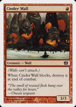 Cinder Wall [Eighth Edition] | Dumpster Cat Games