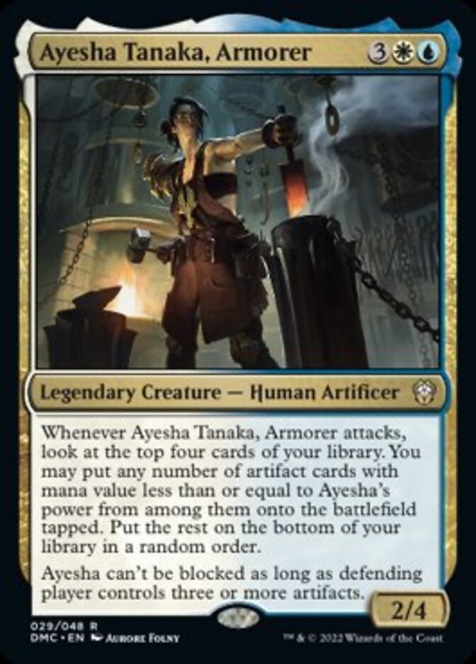 Ayesha Tanaka, Armorer [Dominaria United Commander] | Dumpster Cat Games